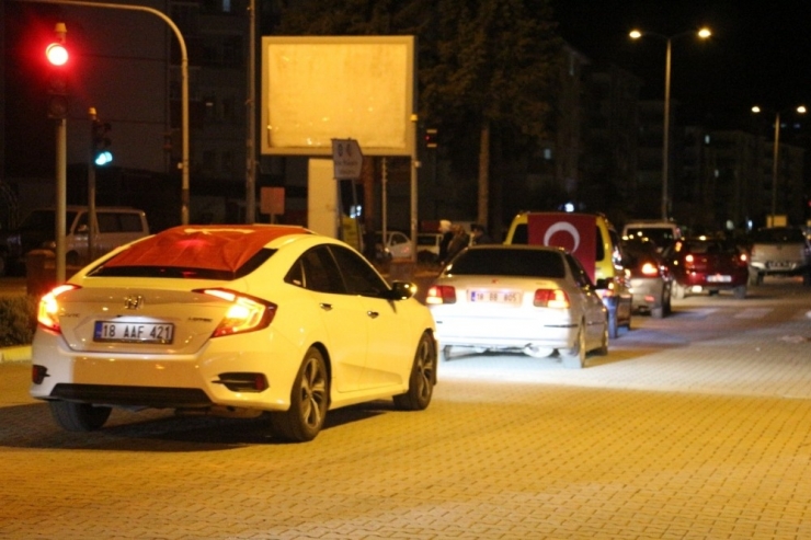 Çankırı’da Şehitler İçin 120 Araçlık Konvoy