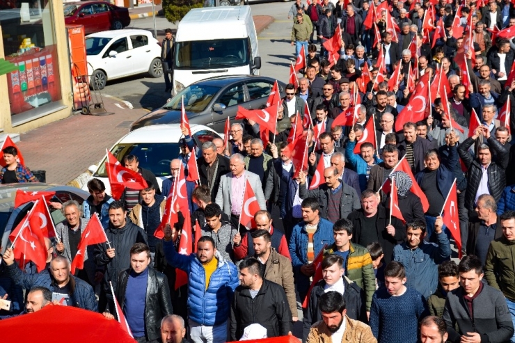 Yenice’de İdlib Şehitleri İçin Yürüyüş Yapıldı