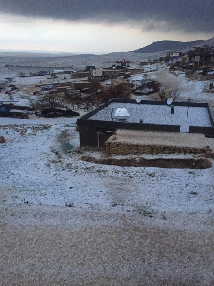 Mazıdağı’nı Dolu Vurdu