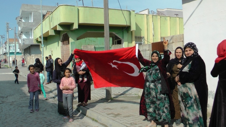Ceylanpınar’da İdlib Saldırısına Tepki