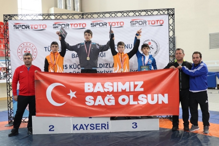 U15 Greko-romen Şampiyonasına Kayseri Damgası