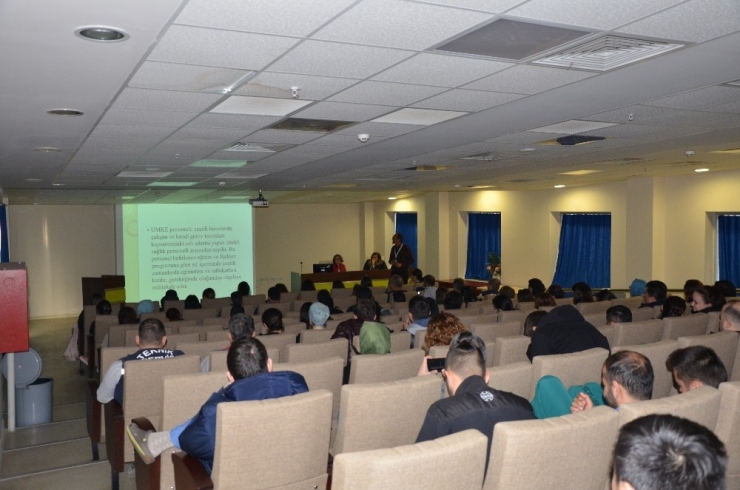 Adü’de Acil Durum Ve Afet Yönetimi Eğitimi Verildi