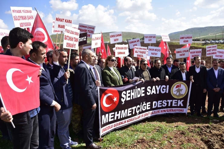 Şehit Aileleri Ve Koruculardan Bahar Kalkanı’na Destek