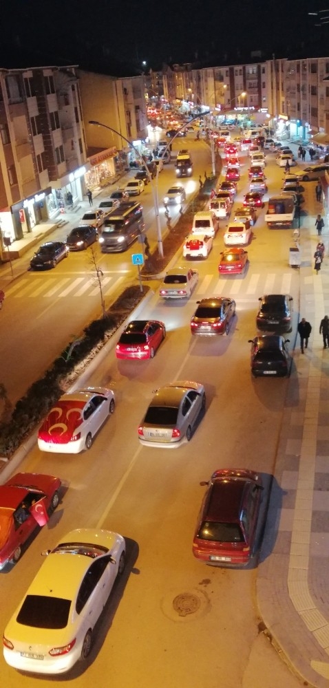 Gölbaşı’da İdlib Şehitleri İçin Konvoy Düzenlendi