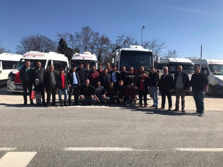 Şoförler Ve Otomobilciler Esnaf Odasından "Teröre Lanet Konvoyu"