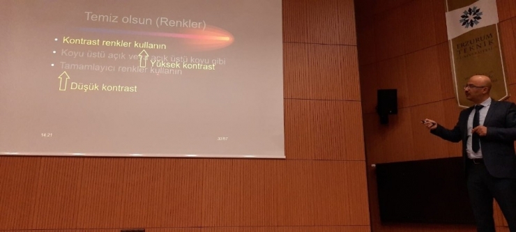 Etü’de Etkili Sunum Hazırlama Ve Sunuş Teknikleri Konferansı Düzenlendi