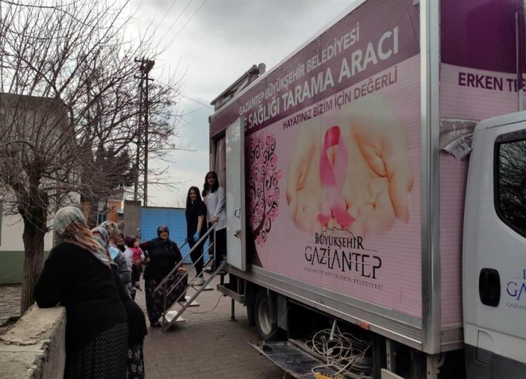 Mobil Kanser Tarama Aracıyla Örnek Hizmet