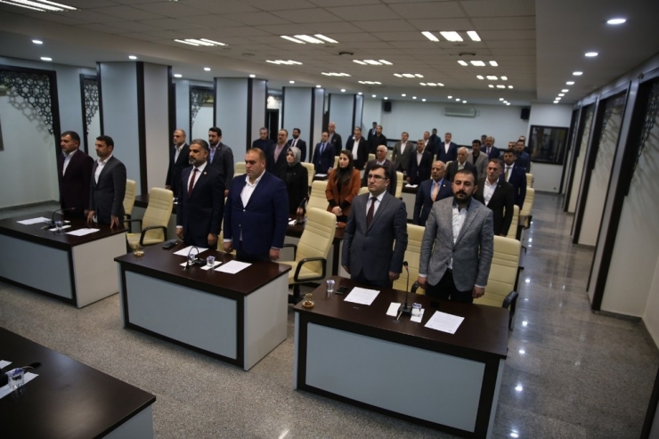 Haliliye Meclisinde Şehitler Andı