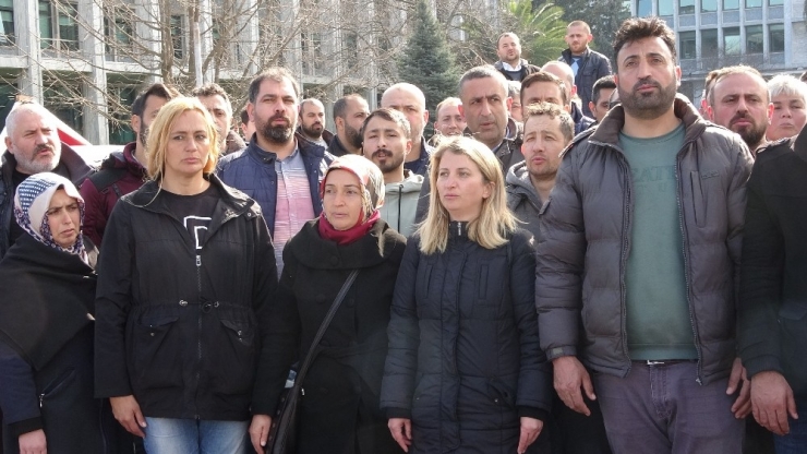 İbb’de İşten Çıkarılan İşçiler İdlib Şehitlerini Andı