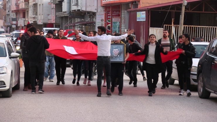 Samandağ Şehitler İçin Yürüdü
