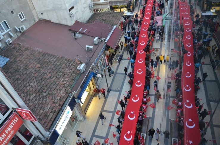 Fatsa Şehitler İçin Yürüdü