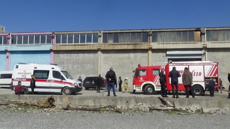 Kartal’da Korkutan Atölye Yangını