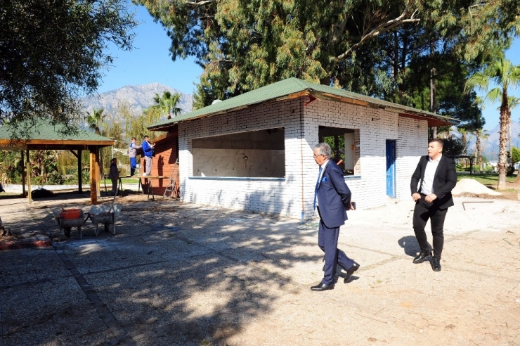 Mustafa Ertuğrul Aker Parkı Sezona Yetişecek