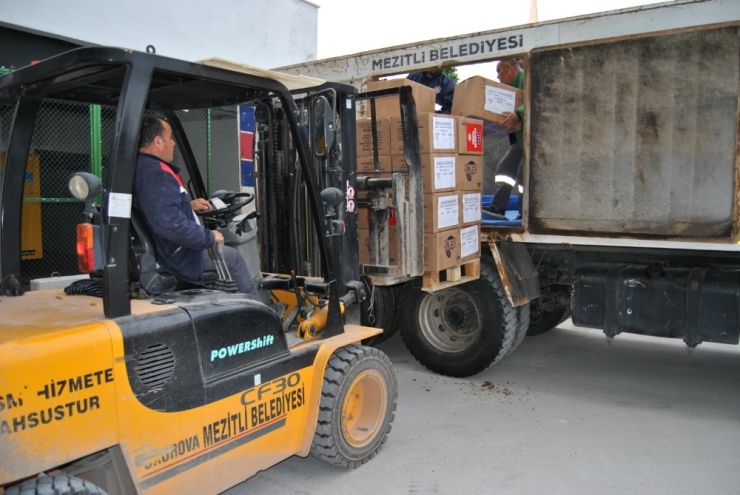 Mezitli Belediyesinden Van Depremzedelerine Yardım