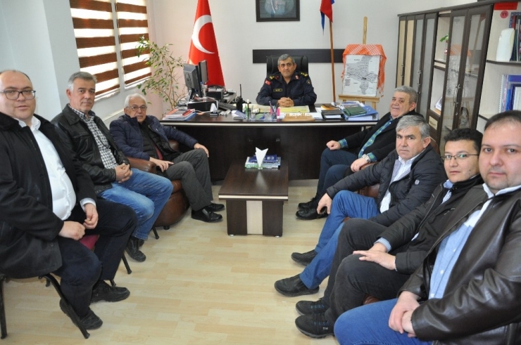 Başkanlardan Jandarmaya Taziye Ziyareti