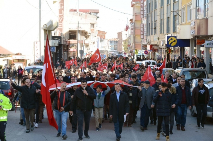 Suşehri İdlib Şehitleri İçin Yürüdü