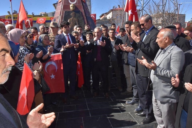 Tufanbeyli, İdlib Şehitleri İçin Tek Yürek Oldu