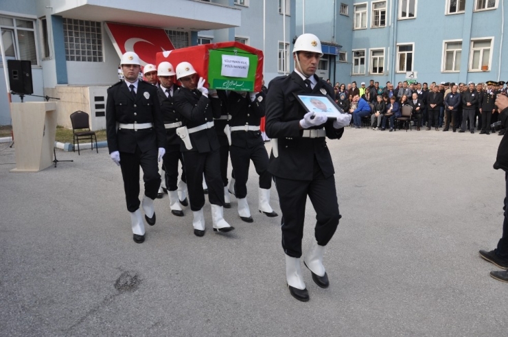 Afyonkarahisar’da Hayatını Kaybeden Polis Memuru İçin Tören Düzenlendi