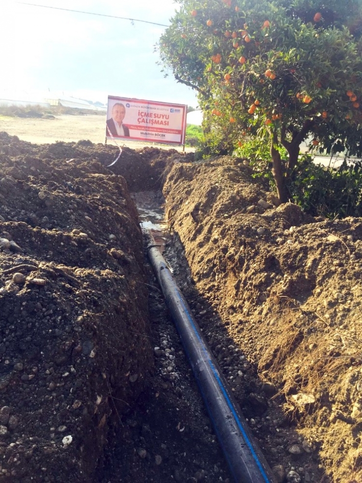 Demre’de İki Mahallenin İçme Suyu Sorunu Çözüldü