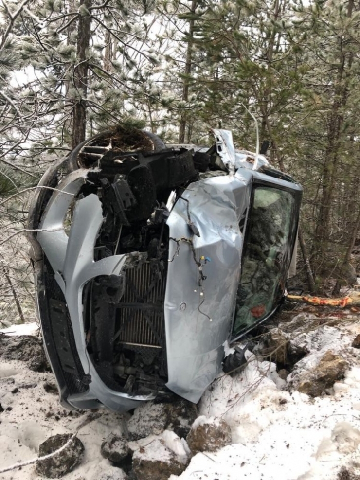 Sinop’ta Trafik Kazası: 3 Yaralı