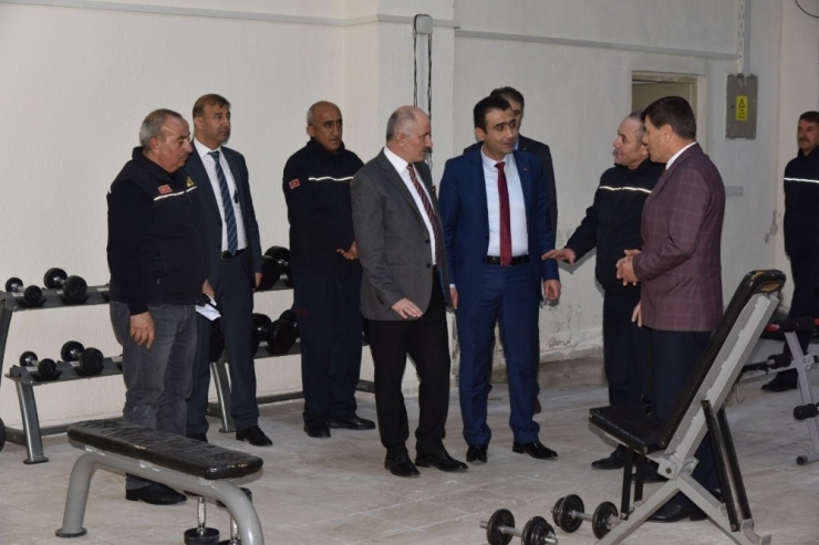 Vali Meral, İtfaiyeyi Ziyaret Etti