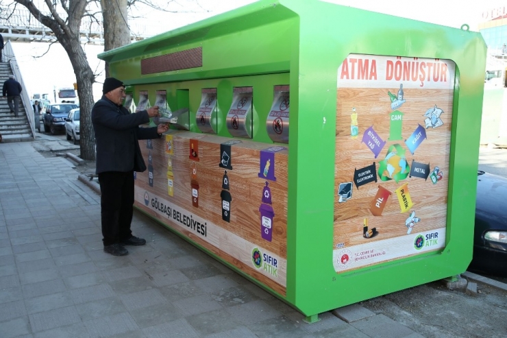 Gölbaşı’na Mobil Atık Getirme Merkezi