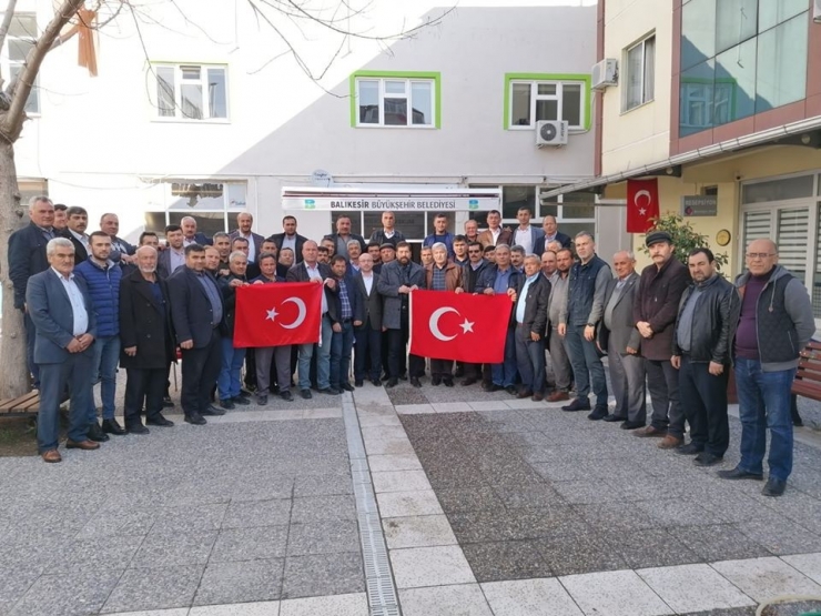 Muhtarlardan Mehmetçiğe Tam Destek