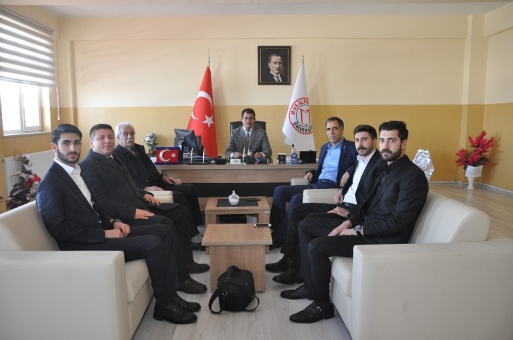 Stk Temsilcilerinden Myo Müdürü Halidi’ye Ziyaret