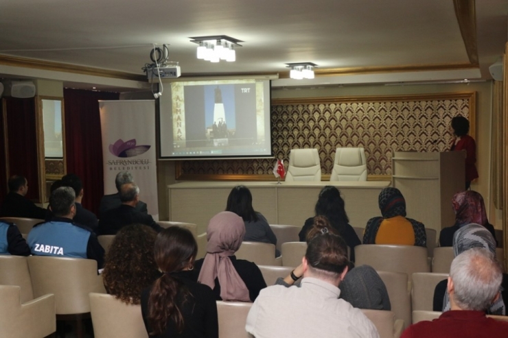 Safranbolu’da Belediye Personeline Deprem Eğitimi