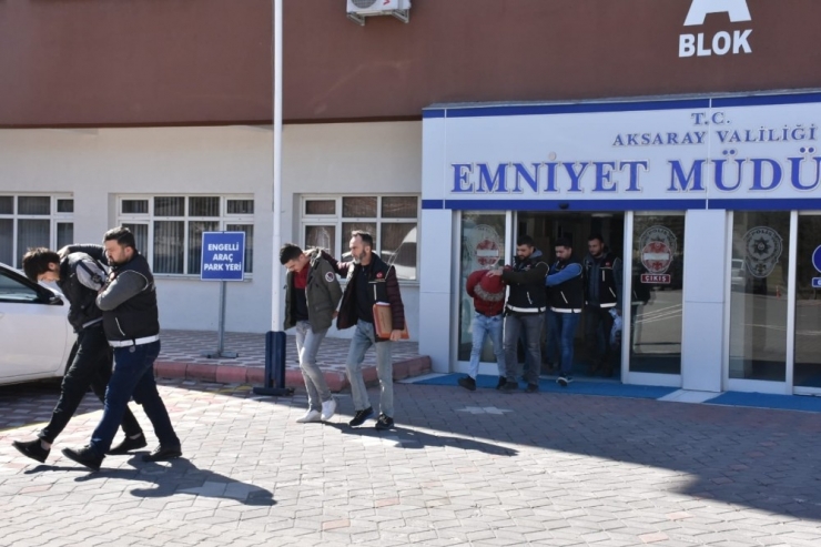 Aksaray’da Uyuşturucu Operasyonu: 3 Tutuklama