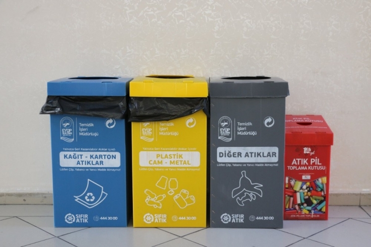 Eyüpsultan’da Okullarda Geri Dönüşüm Seferberliği