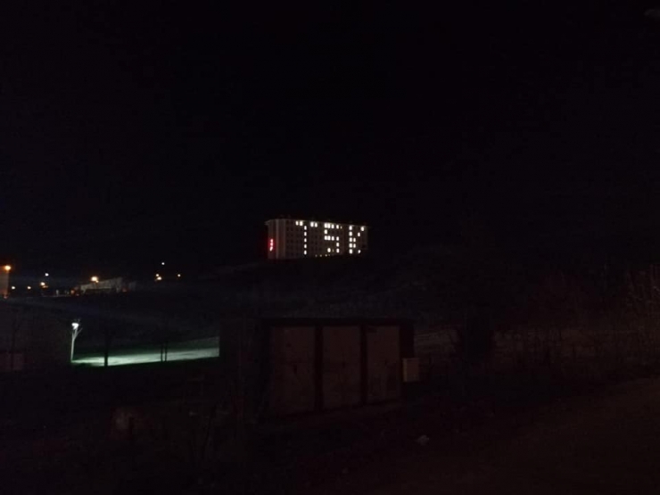 Oda Işıkları İle ‘Tsk’ Yazdılar