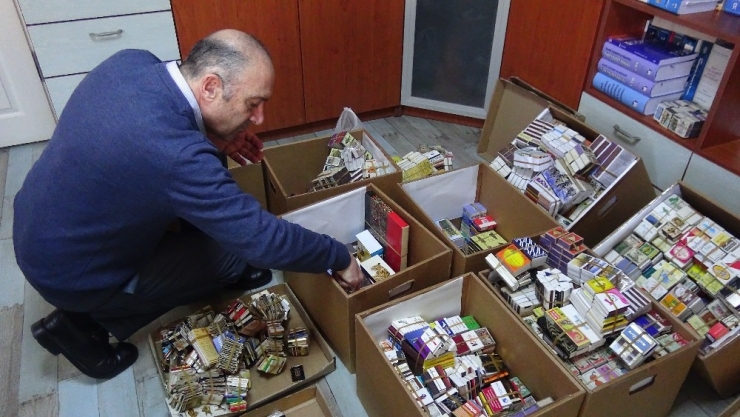 Sinop’ta 45 Yıllık Kibrit Koleksiyonu