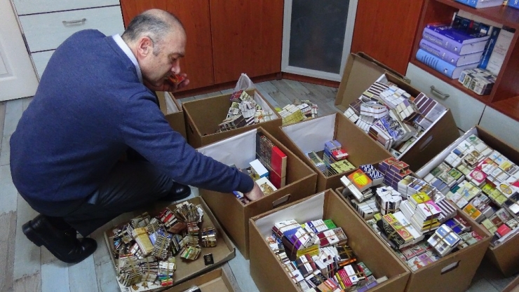 Sinop’ta 45 Yıllık Kibrit Koleksiyonu