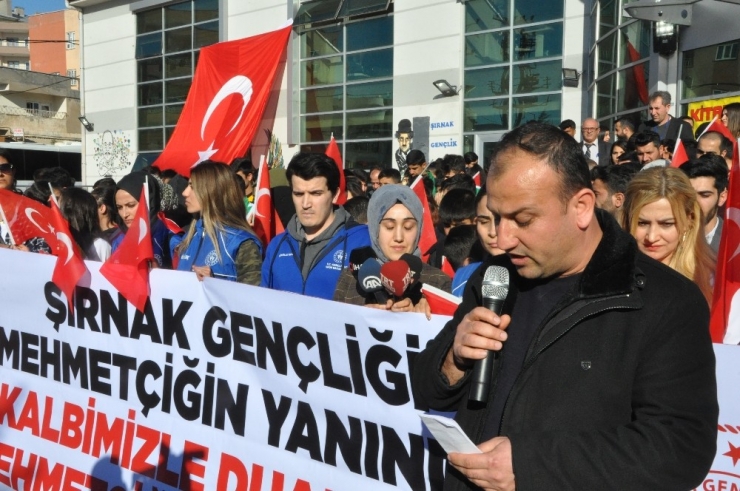 Şırnaklılardan Bahar Kalkanı Harekatı’na Dualı Destek