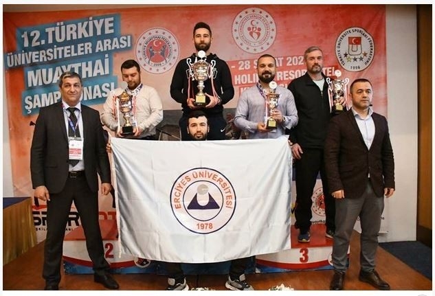 Erciyes Üniversitesi, Muaythai’de Türkiye Şampiyonu Oldu