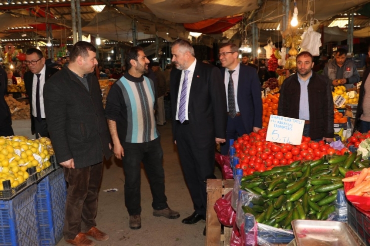 Bafra’da Modern Pazar Yeri Çalışmaları Sürüyor