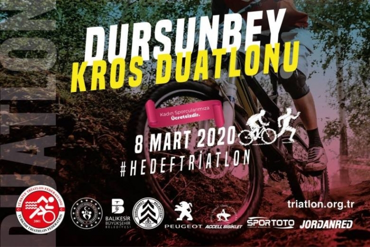 Dursunbey’de Kros Duatlon Heyecanı