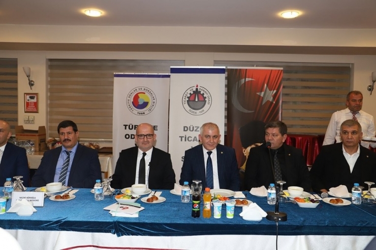 Dtso’da “Söz Üyemizde” Programı Yapıldı