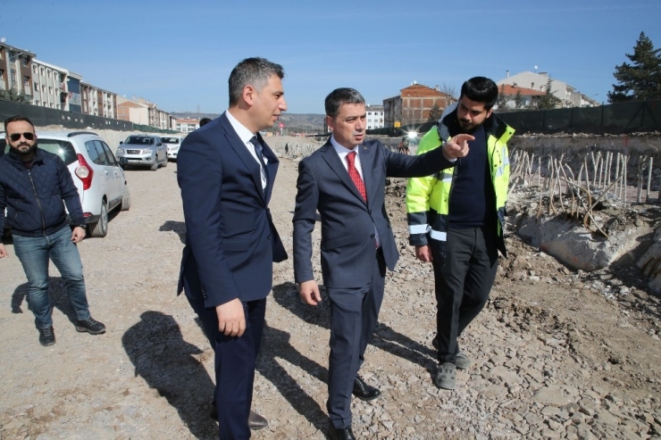 Başkan Şimşek, Konya Yolundaki Çalışmaları Yerinde İnceledi