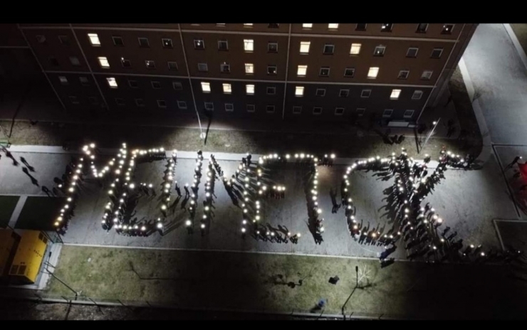 Isparta’da Kyk’da Kalan Öğrencilerden Tsk’ya Destek