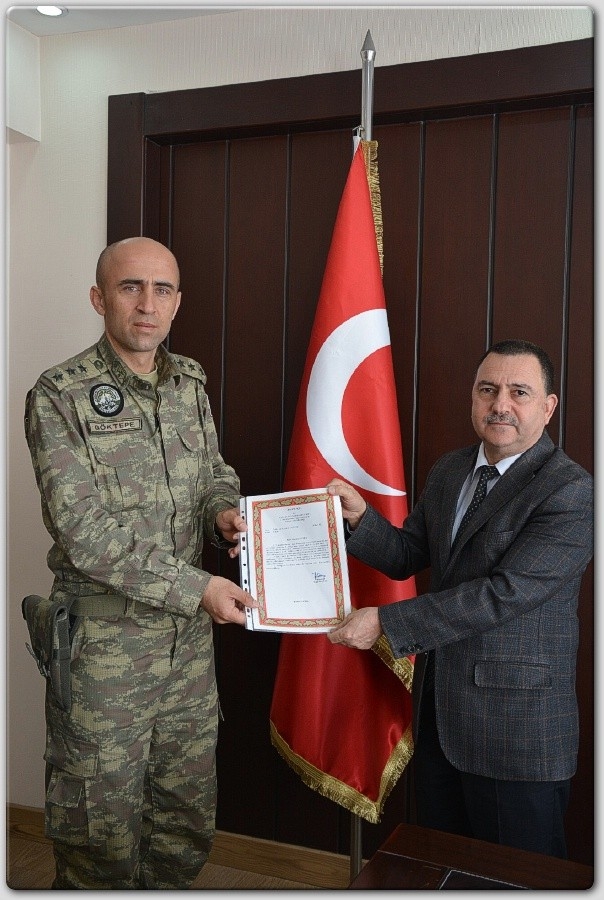 Tsk’dan Genel Sekreter Sümer’e Takdirname