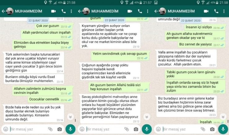 İdlip’de Rejimin Bombaladığı Köydeki Çocukların Dramı Şehidin Mesajlarında