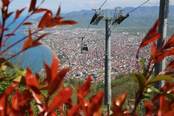Ordu’da Kadınlara Teleferik Jesti