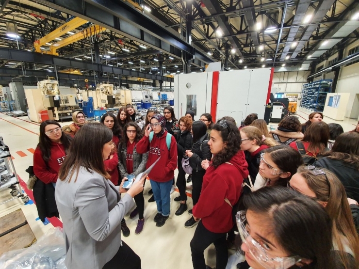 Kız Öğrenciler Teı’de Ağırlandı