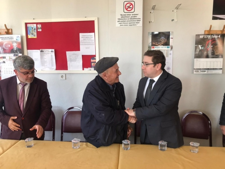 Kaymakamdan Şehidin Dedesine Başsağlığı Ziyareti