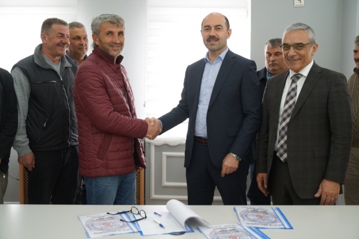 Terme Belediyesi’nde Sözleşme Sevinci