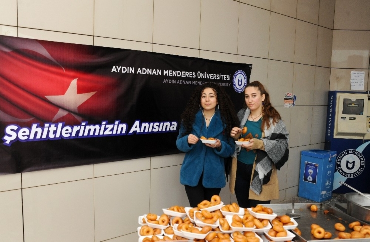 Adü’de İdlib Şehitleri Hayrına Lokma Döküldü