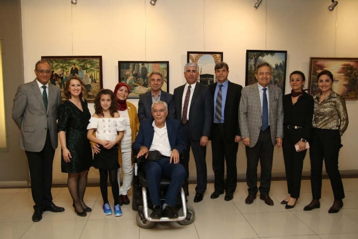 Als Hastası Ressam Yağcı, Mtso’da ‘Engelsiz Renkler’ Sergisi Açtı