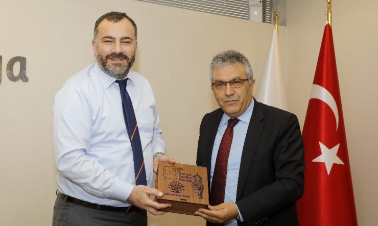 Çorum Hitit Dernekler Federasyonundan Başkan Taşdelen’e Ziyaret